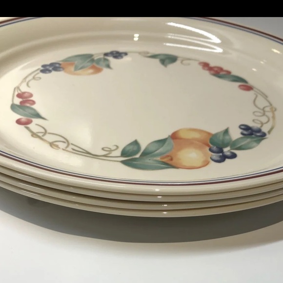 NEW-4ea. Dinner Plate Abundance Corelle by Corning - Picture 6 of 8
